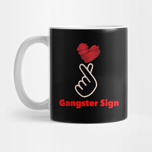 gang signs of the love Mug